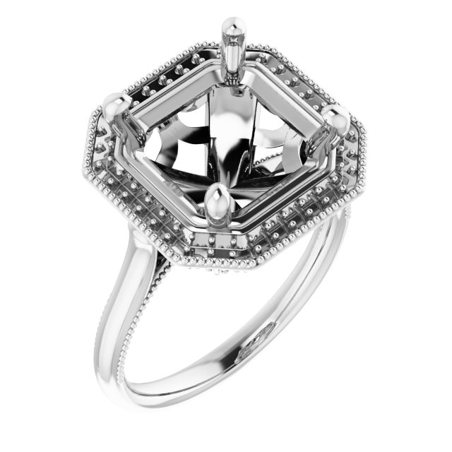 Halo-Style Engagement Ring