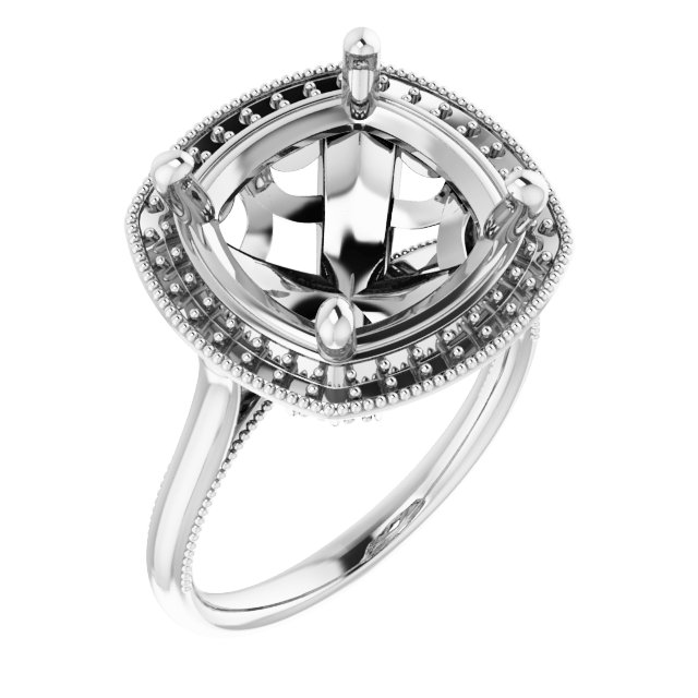 Halo-Style Engagement Ring