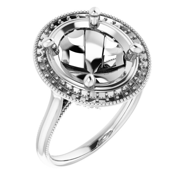 Halo-Style Engagement Ring
