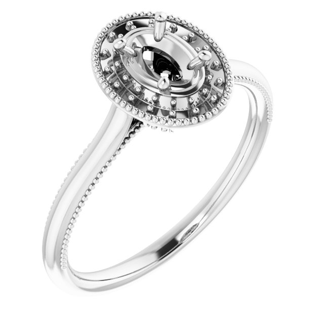 Halo-Style Engagement Ring
