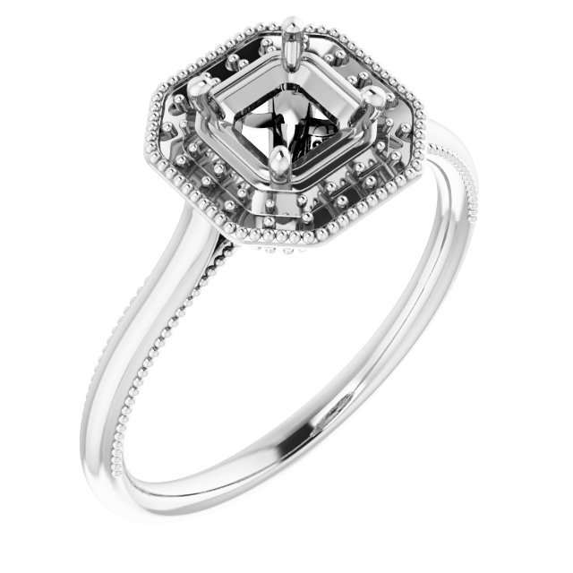 Halo-Style Engagement Ring