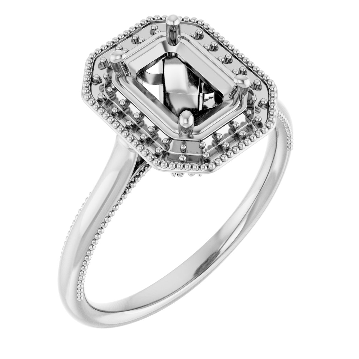 Halo-Style Engagement Ring