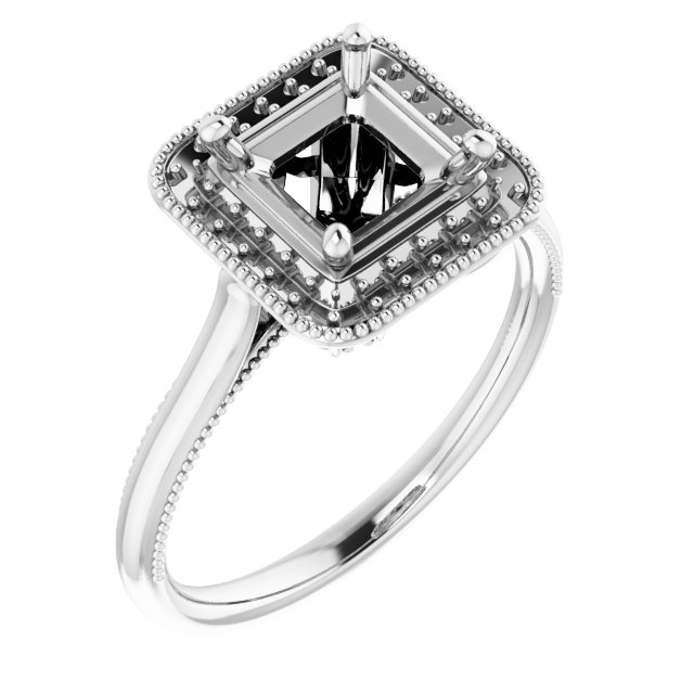 Halo-Style Engagement Ring