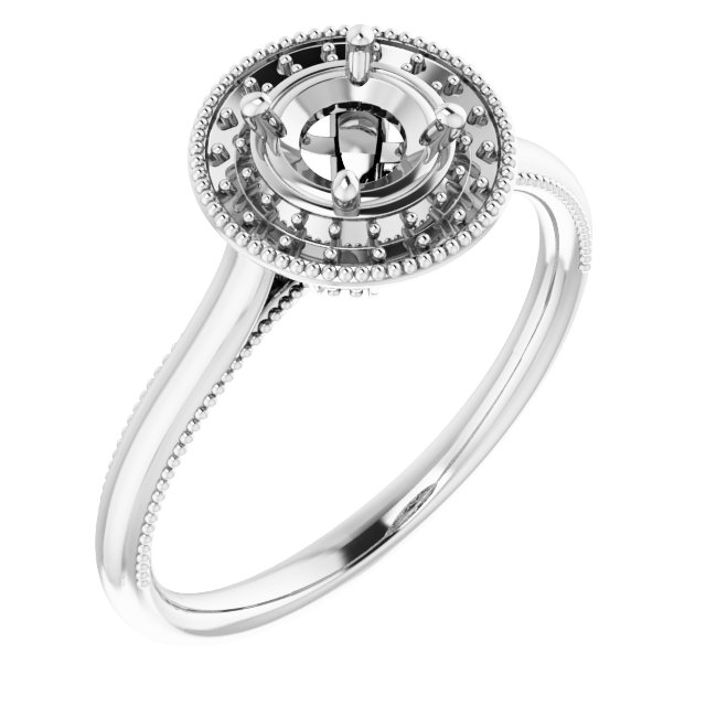 Halo-Style Engagement Ring