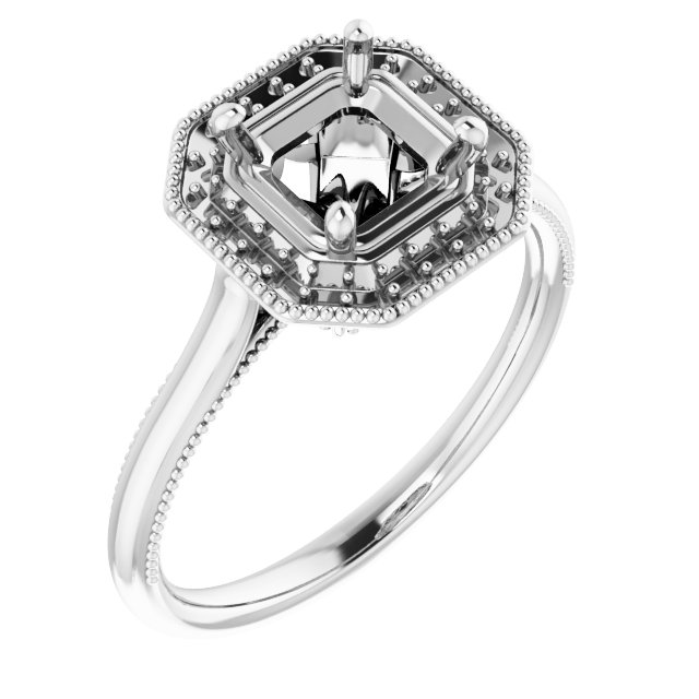 Halo-Style Engagement Ring