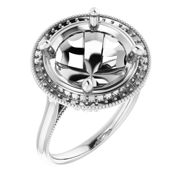 Halo-Style Engagement Ring