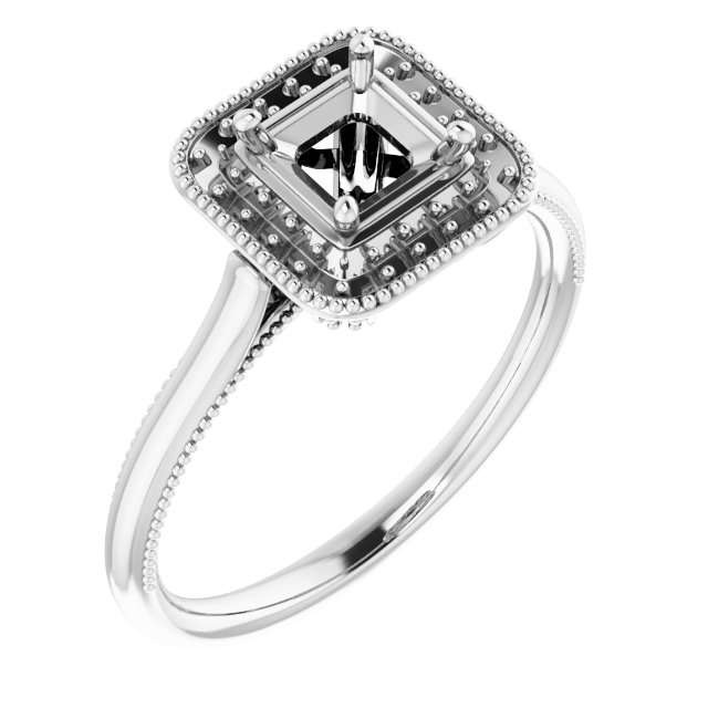 Halo-Style Engagement Ring