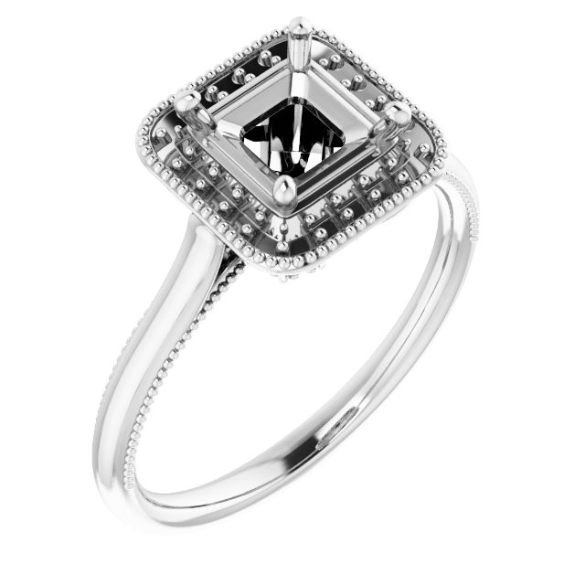 Halo-Style Engagement Ring