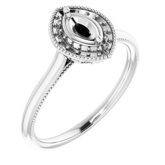 Halo-Style Engagement Ring