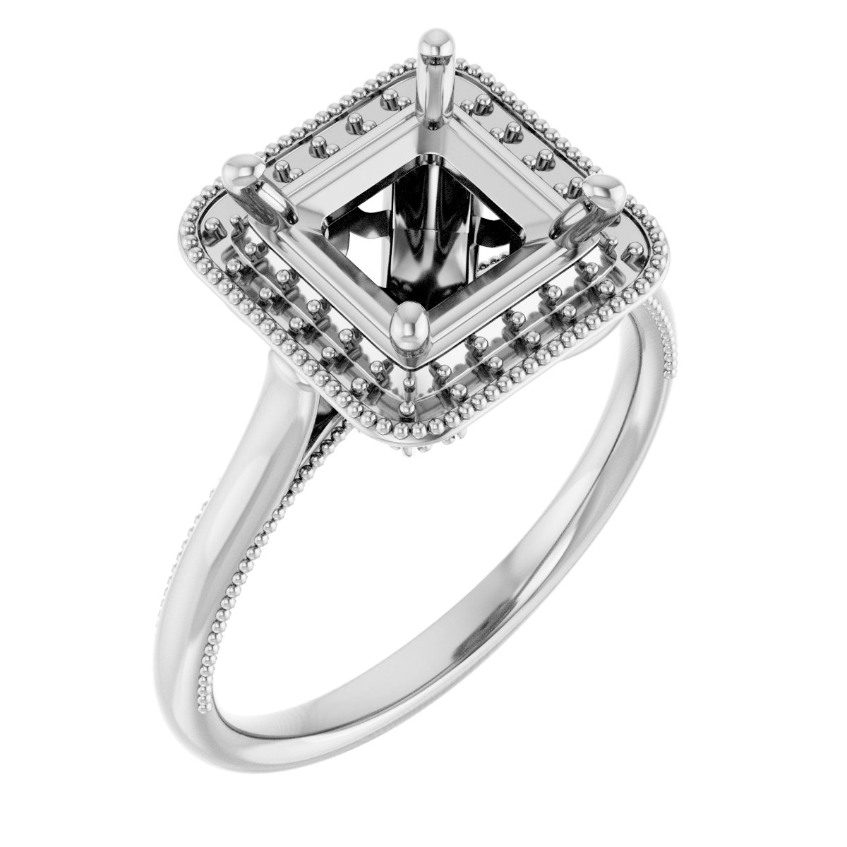 Halo-Style Engagement Ring
