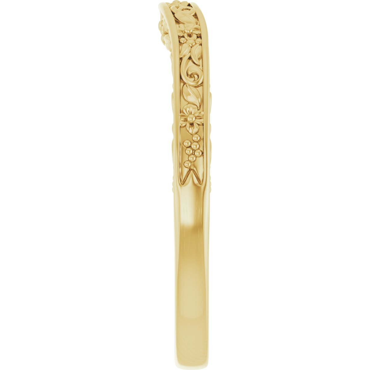 14K Yellow Gold Matching Band