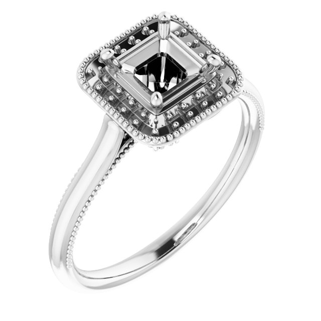 Halo-Style Engagement Ring