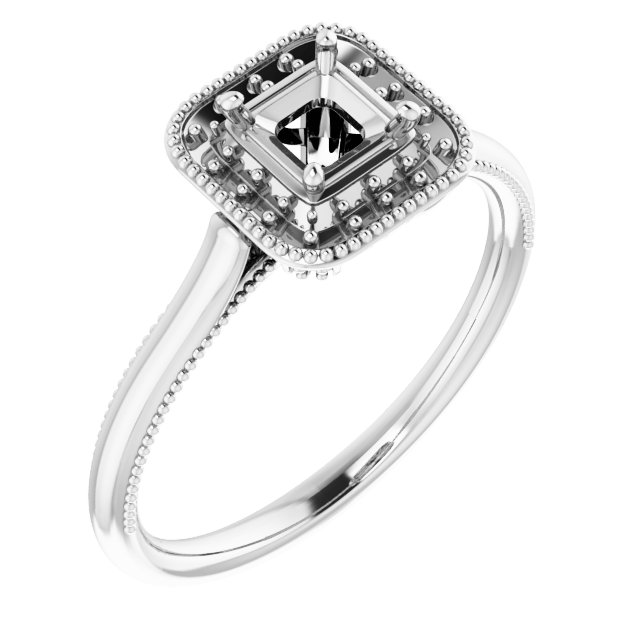 Halo-Style Engagement Ring