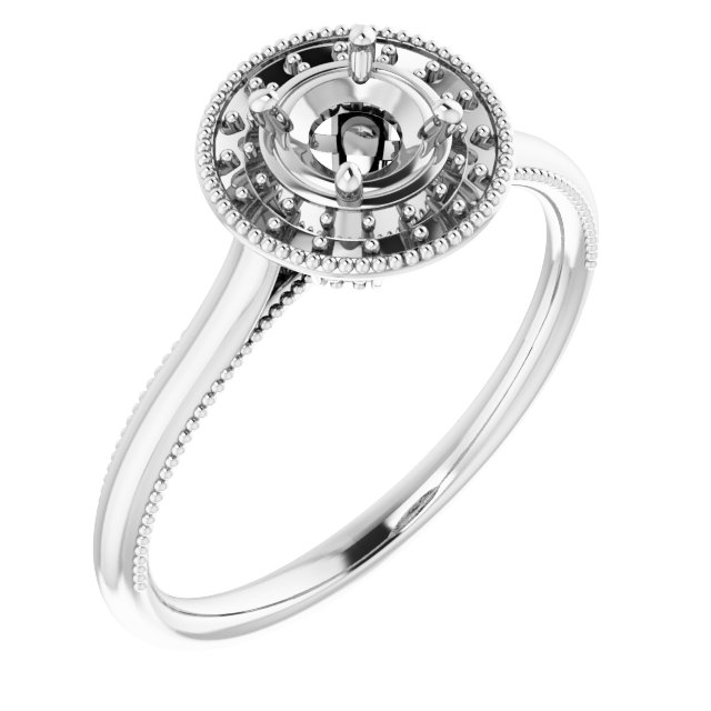Halo-Style Engagement Ring