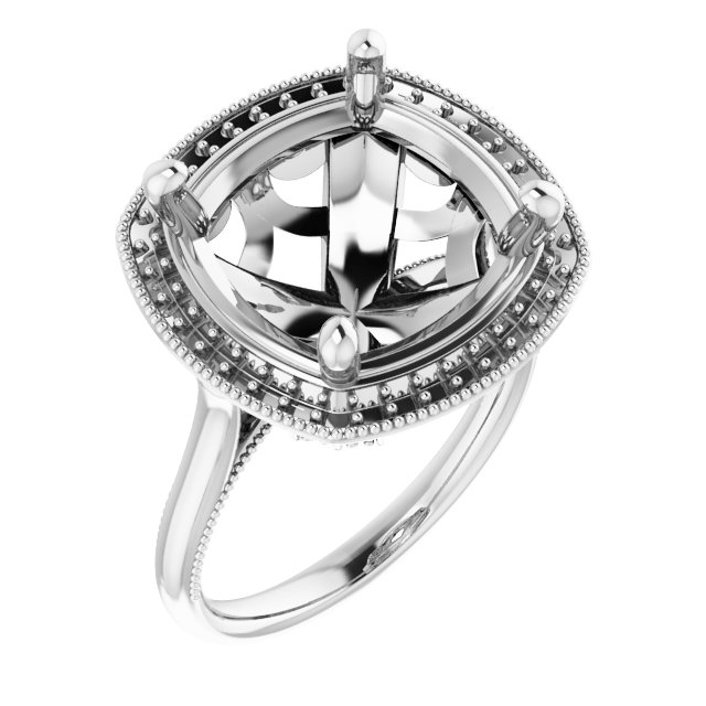 Halo-Style Engagement Ring