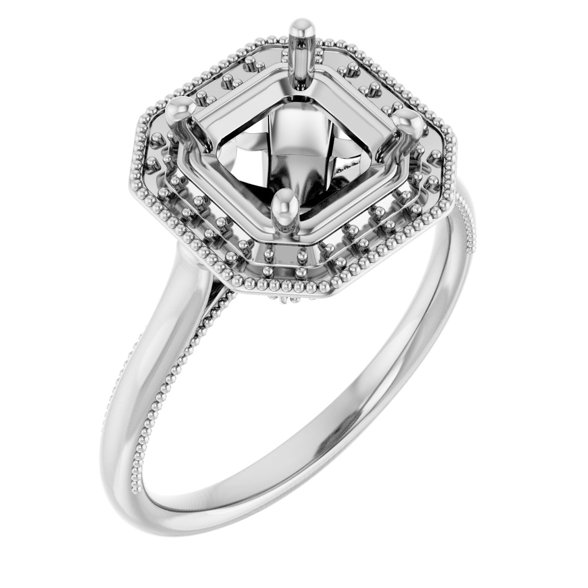 Halo-Style Engagement Ring