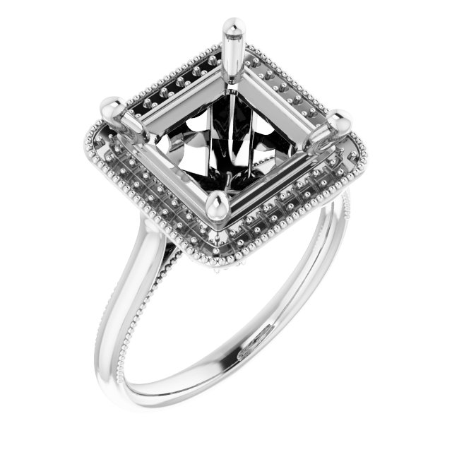 Halo-Style Engagement Ring
