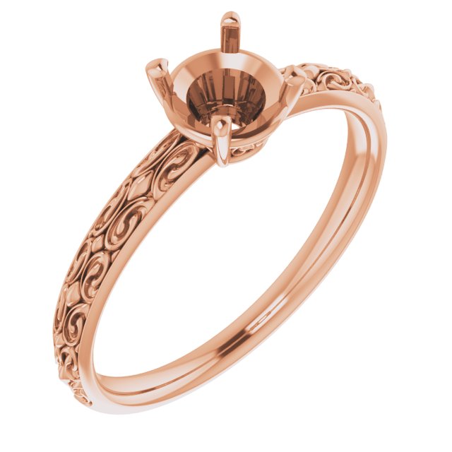Vintage-Inspired Solitaire Ring