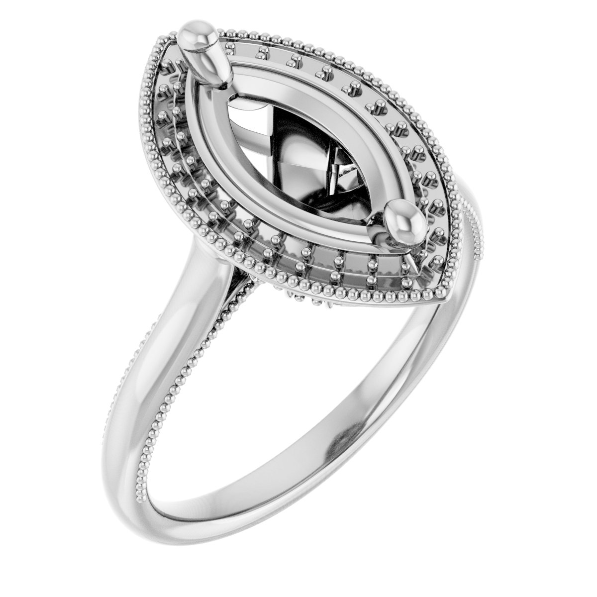 Halo-Style Engagement Ring