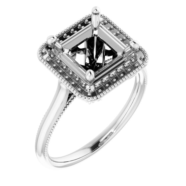 Halo-Style Engagement Ring