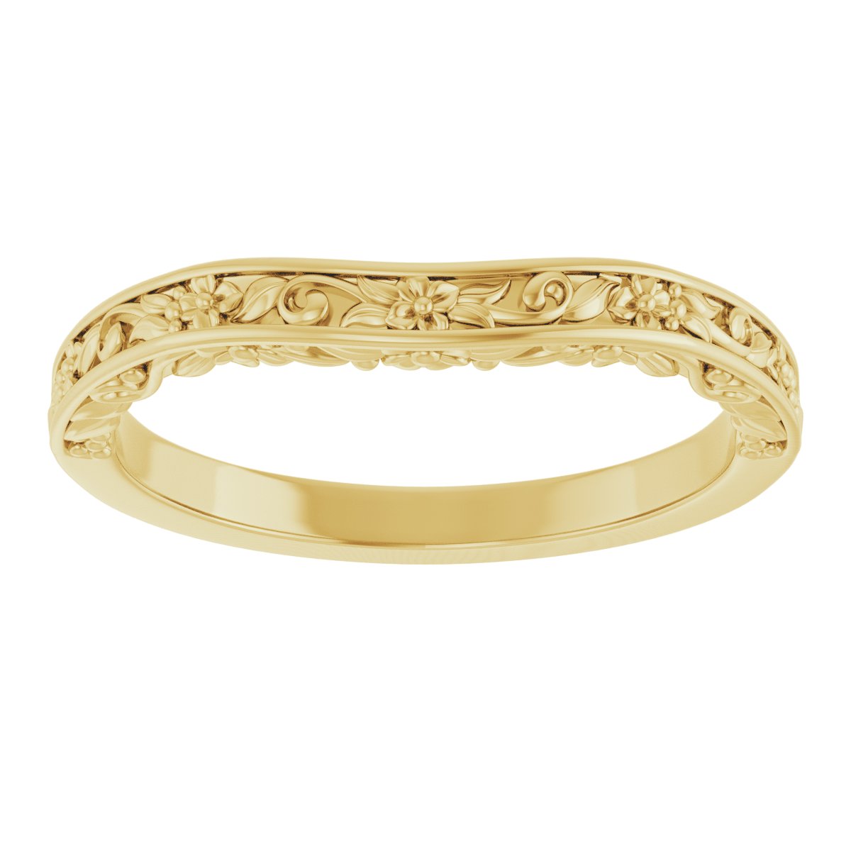 14K Yellow Gold Matching Band