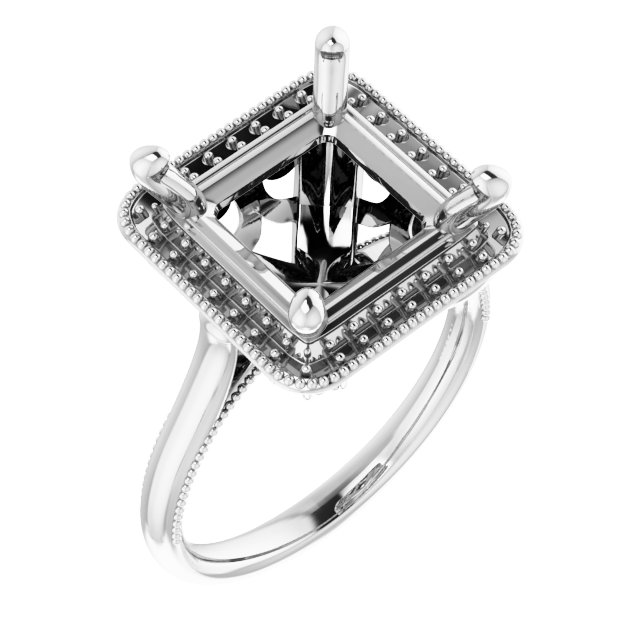 Halo-Style Engagement Ring