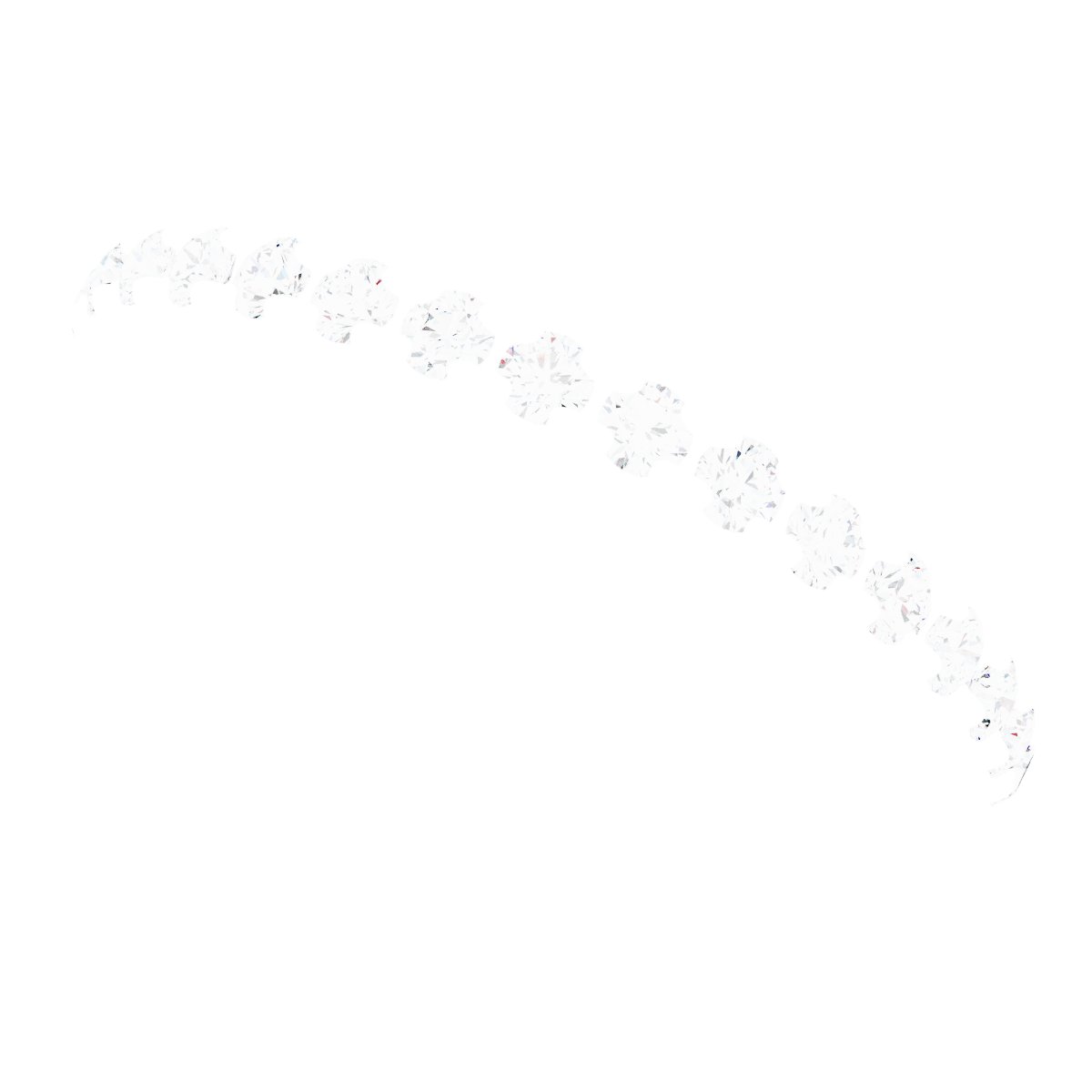 14K White 3/8 CTW Diamond Matching Band  