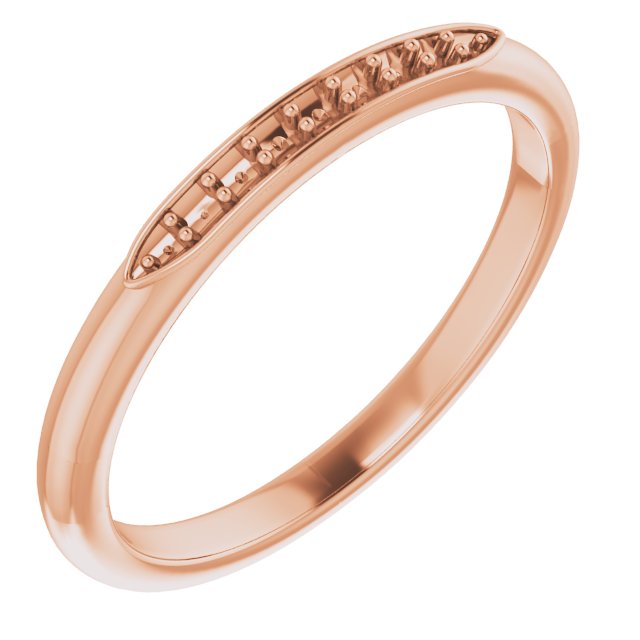 Accented Engagement Ring or Band