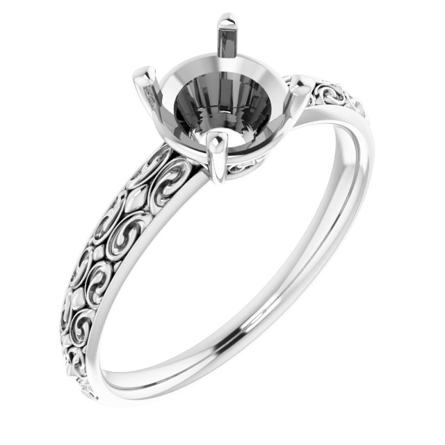 Vintage-Inspired Solitaire Ring
