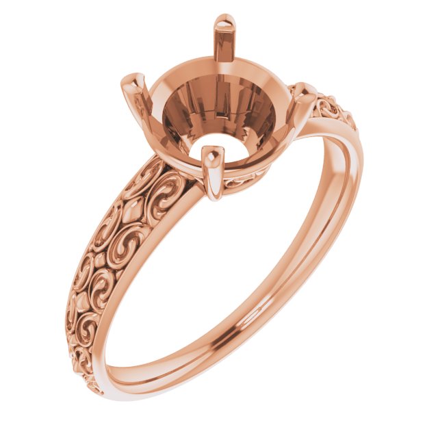 Vintage-Inspired Solitaire Ring