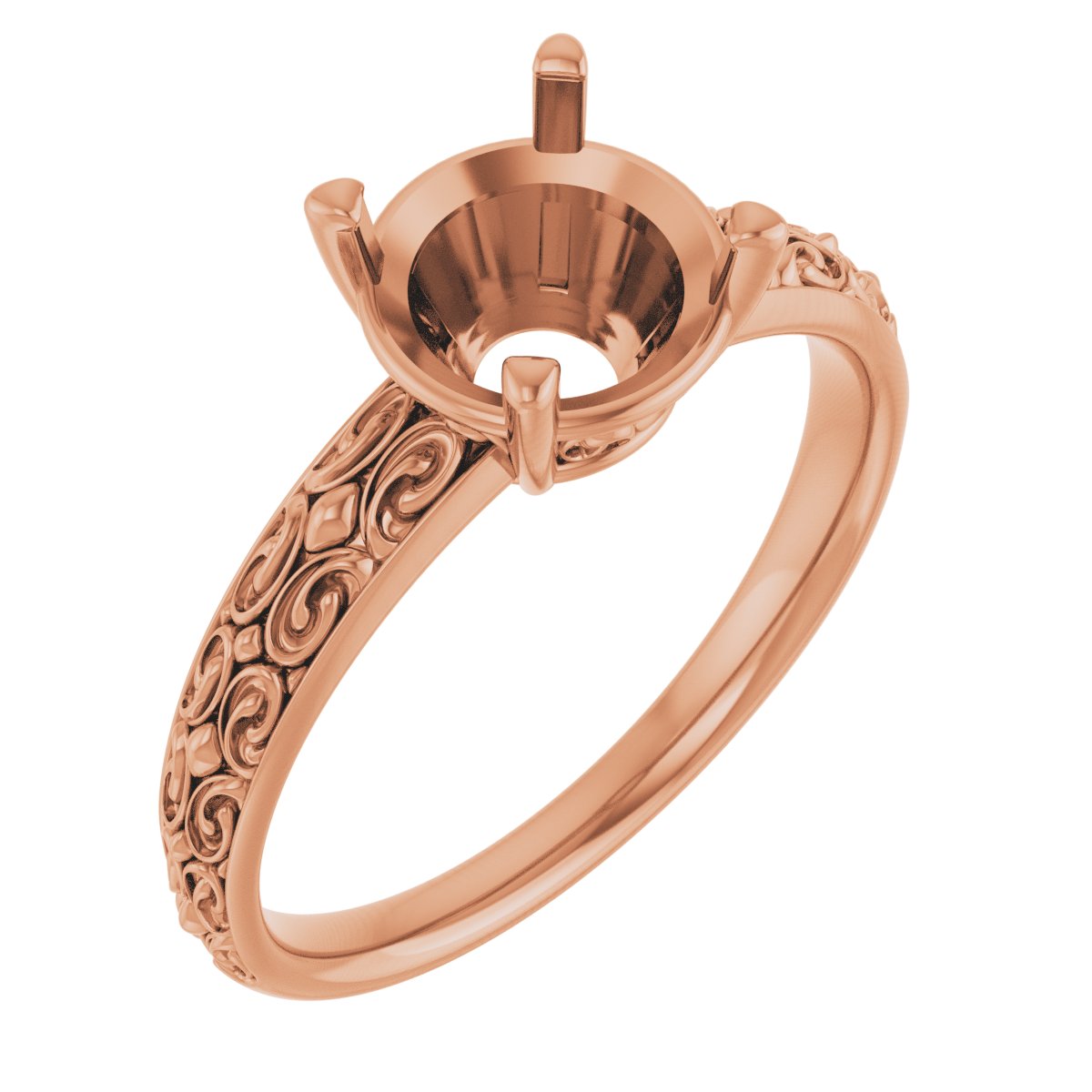 Vintage-Inspired Solitaire Ring