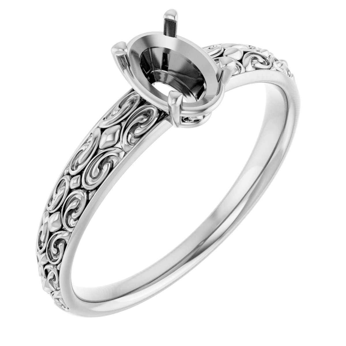Vintage-Inspired Solitaire Ring