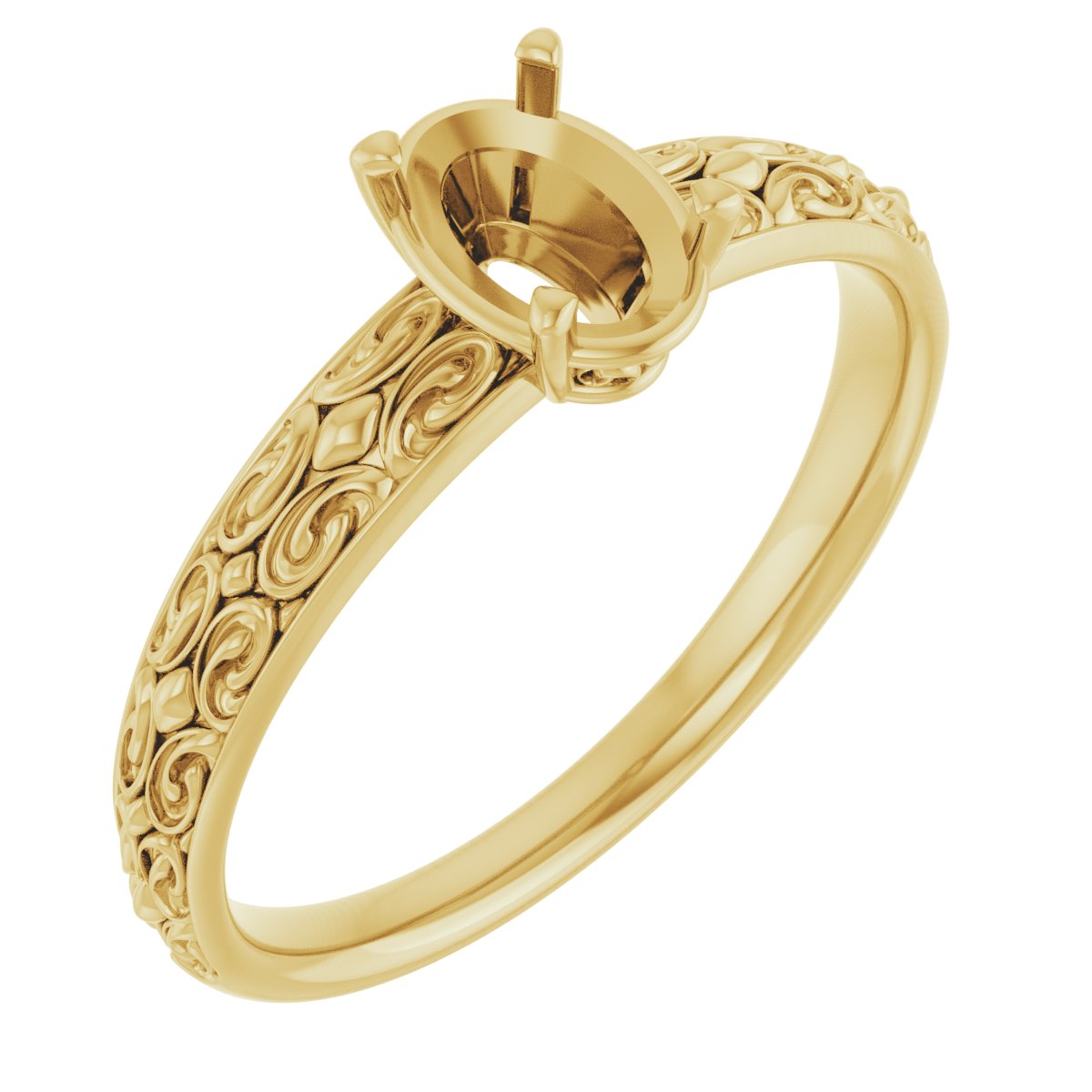 Vintage-Inspired Solitaire Ring