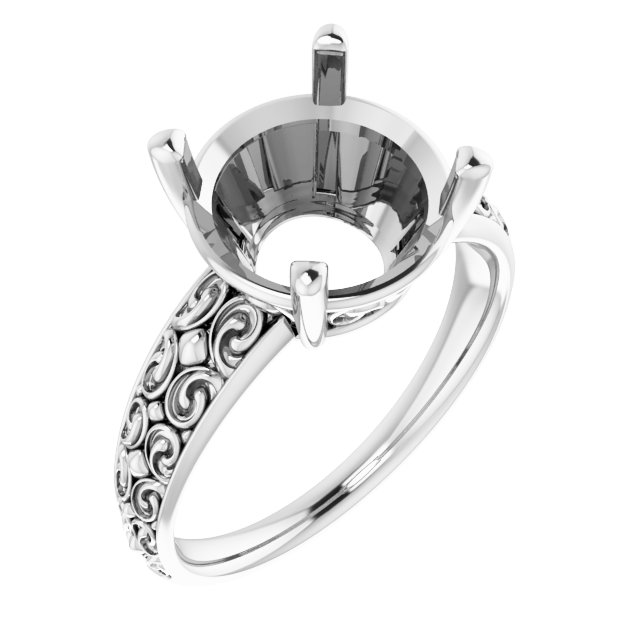 Vintage-Inspired Solitaire Ring