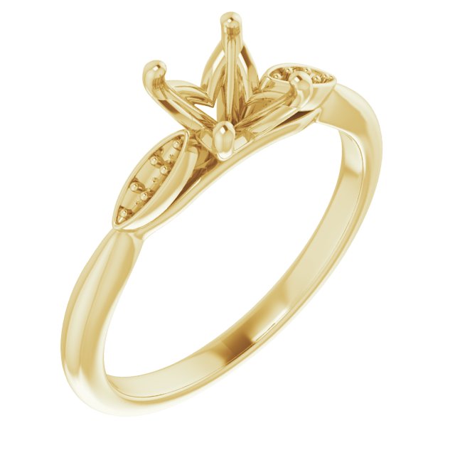 Accented Engagement Ring or Band