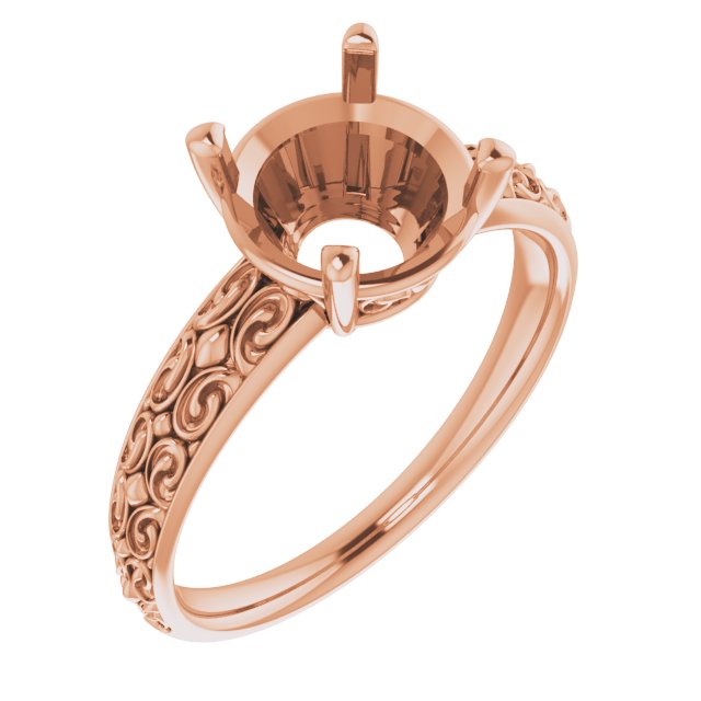 Vintage-Inspired Solitaire Ring