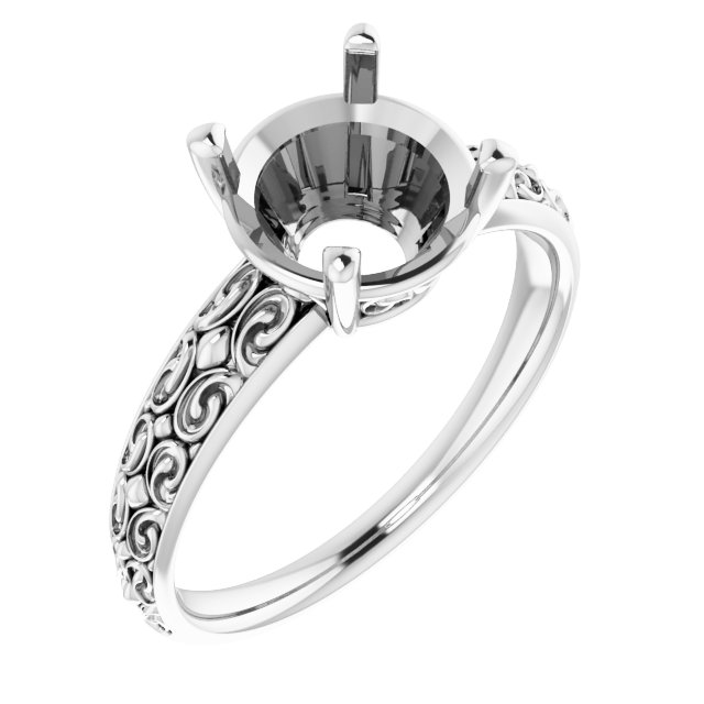 Vintage-Inspired Solitaire Ring