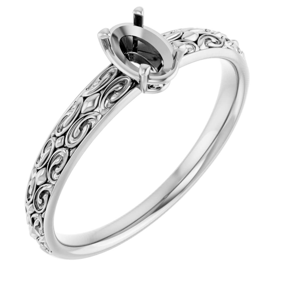 Vintage-Inspired Solitaire Ring