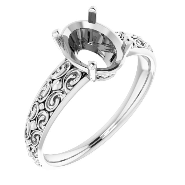 Vintage-Inspired Solitaire Ring