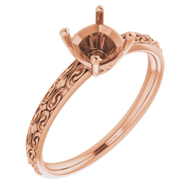 Vintage-Inspired Solitaire Ring