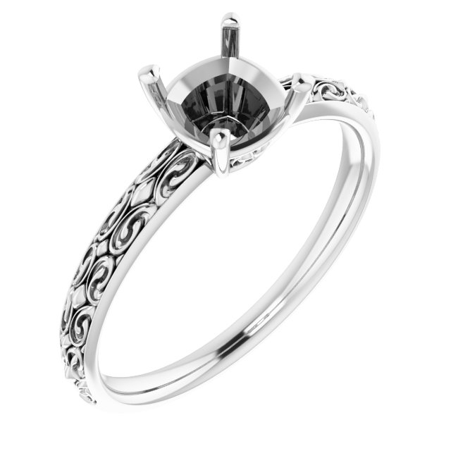 Vintage-Inspired Solitaire Ring