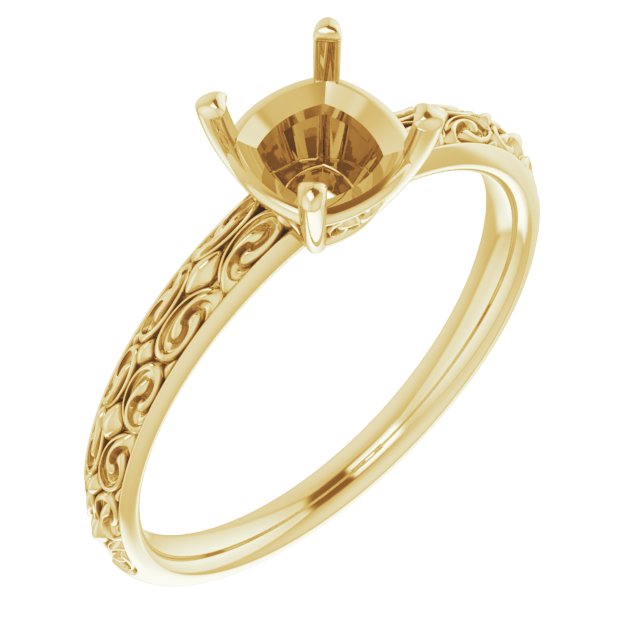 Solitaire Engraved - $1,400