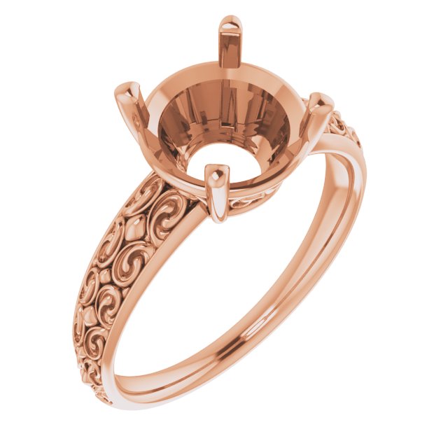 Vintage-Inspired Solitaire Ring