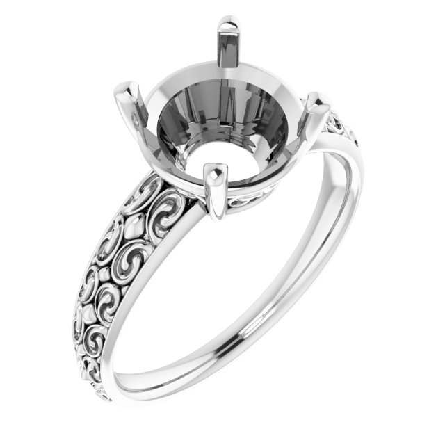 Vintage-Inspired Solitaire Ring