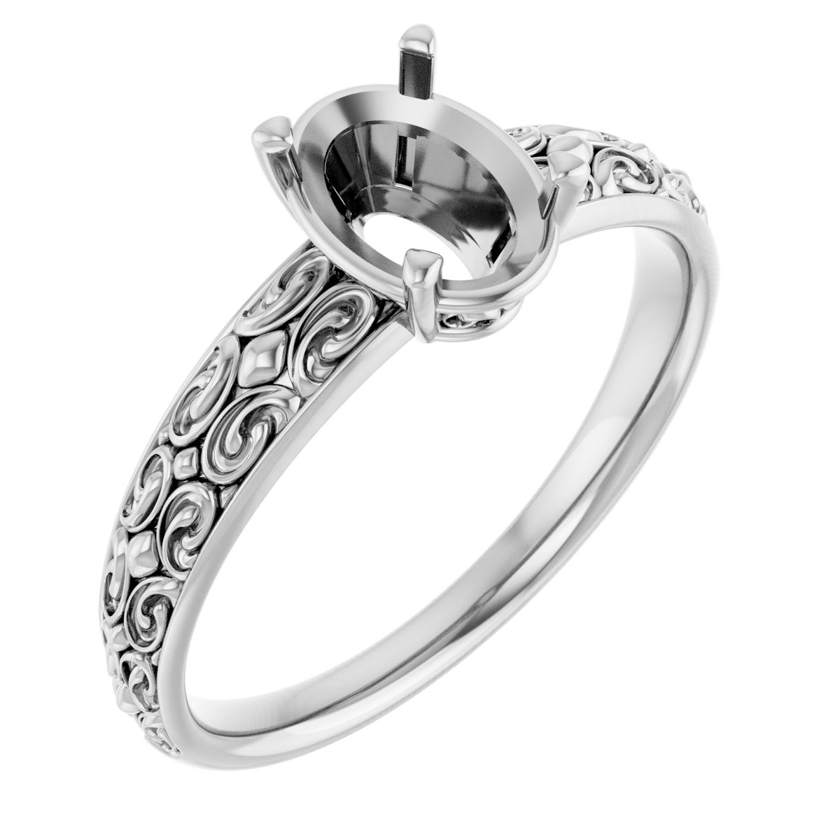 Vintage-Inspired Solitaire Ring