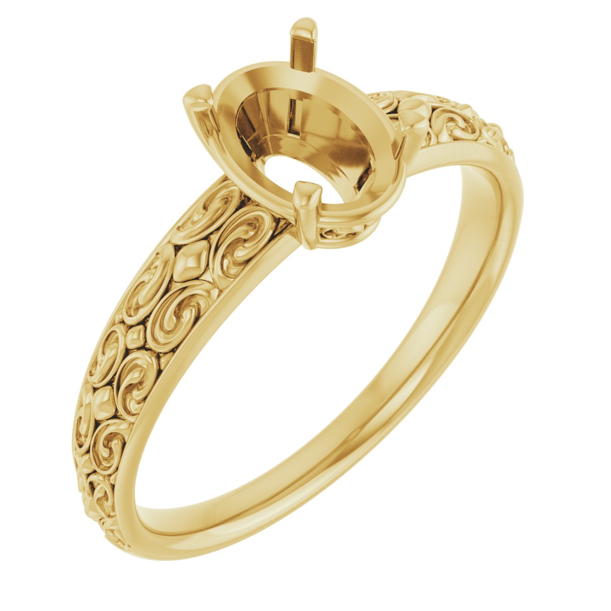 Vintage-Inspired Solitaire Ring