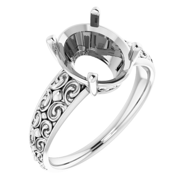 Vintage-Inspired Solitaire Ring
