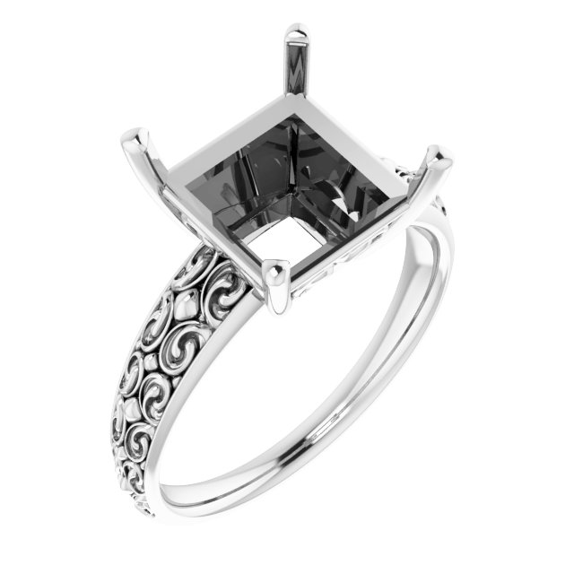 Vintage-Inspired Solitaire Ring