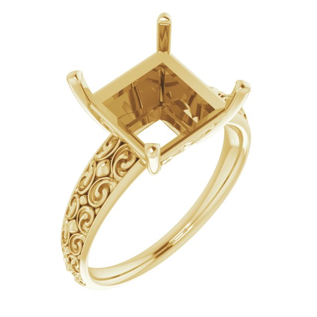 Vintage-Inspired Solitaire Ring