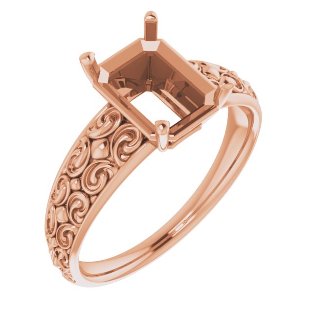 Vintage-Inspired Solitaire Ring